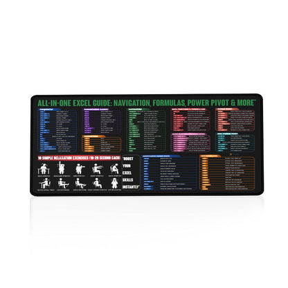 Premium Desk Mat 80 x 30 cm – Anti-Slip Extended Mouse Pad | Smooth Surface for Office, Gaming & Study Setup