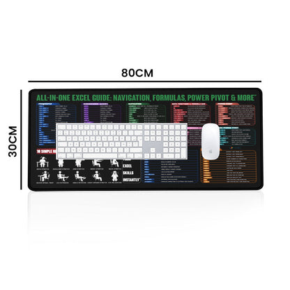 Premium Desk Mat 80 x 30 cm – Anti-Slip Extended Mouse Pad | Smooth Surface for Office, Gaming & Study Setup