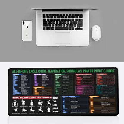 Premium Desk Mat 80 x 30 cm – Anti-Slip Extended Mouse Pad | Smooth Surface for Office, Gaming & Study Setup