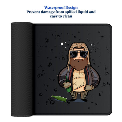 Still Worthy Stitched Desk Mat | Large Gaming & Office Mouse Pad | Non-Slip Rubber Base | Extended Desk Mat for Keyboard & Laptop