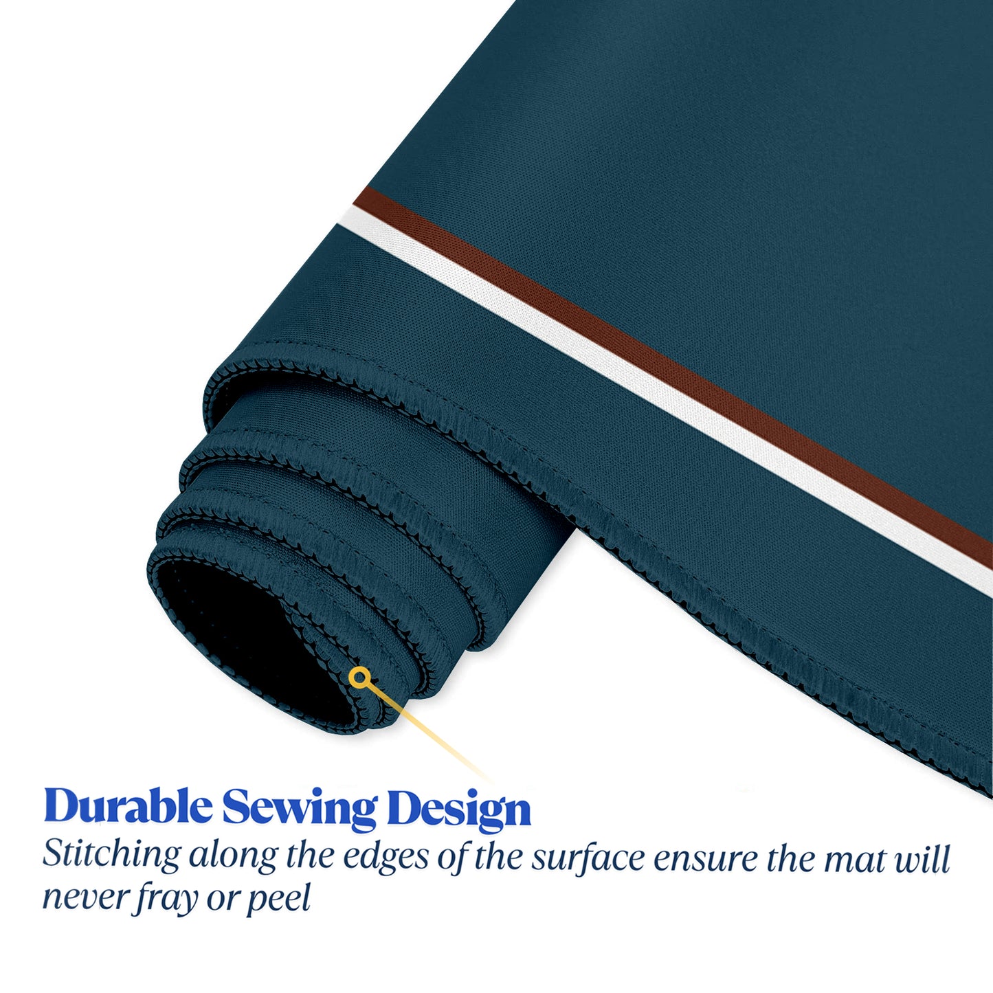 Believe In Yourself Desk Mat – Large Mouse Pad – Non-Slip Base, Smooth Surface, Inspirational Quote Design, Durable Stitched Edges – Office, Gaming