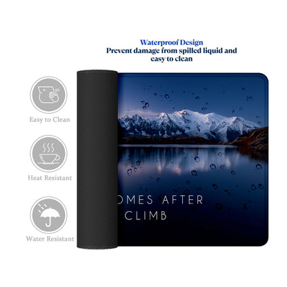 The Best View – Mountain Landscape Stitched Desk Mat | Large Gaming & Office Mouse Pad | Non-Slip Rubber Base | Extended Desk Mat for Laptop & Keyboard