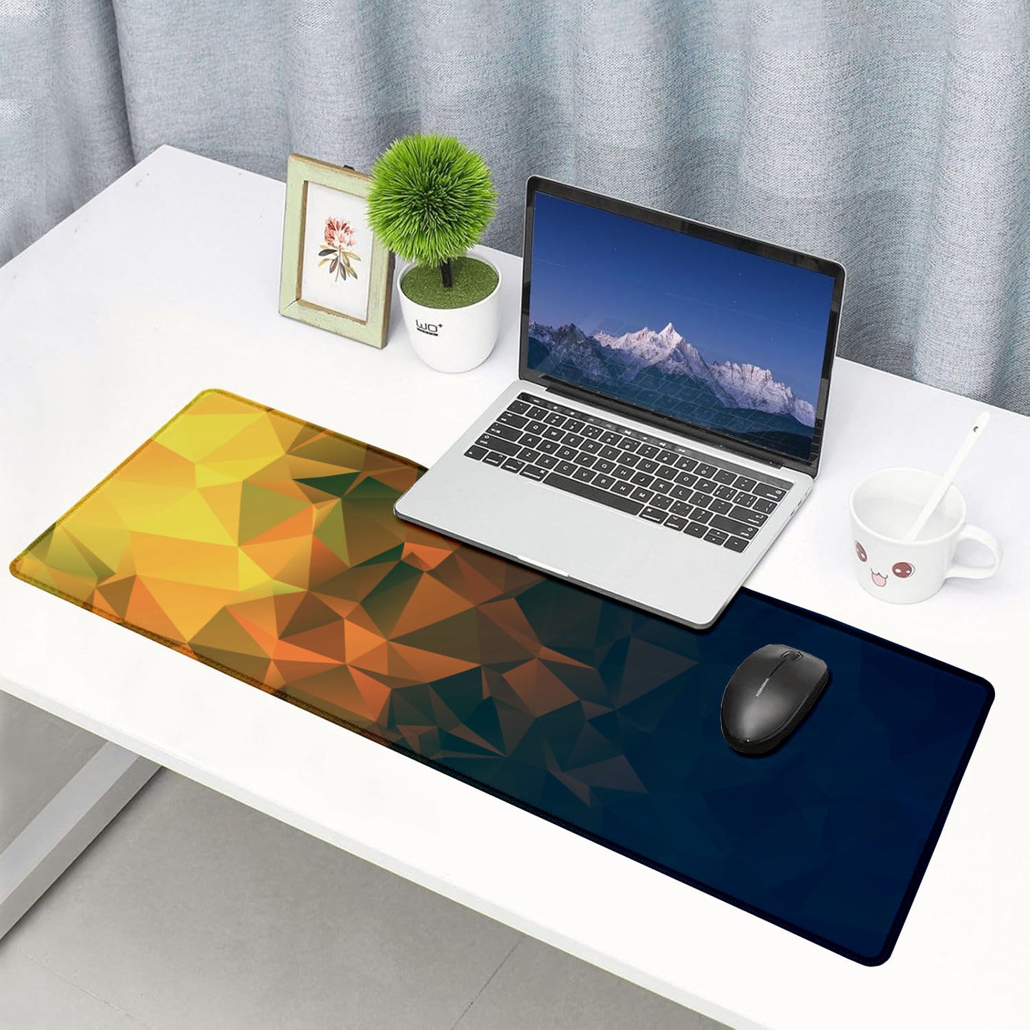 Large Extended Mouse Pad – Non-Slip Rubber Base, Desk Mat for Office, Gaming & Workstation