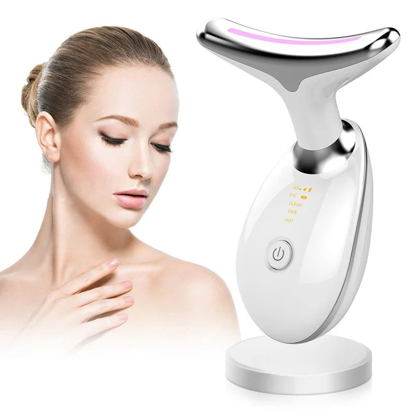 Face and Neck Massager 3 Colors EMS Beauty Device Lifting Tighten Facial Massagers Wrinkle Remover