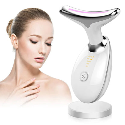 Face and Neck Massager 3 Colors EMS Beauty Device Lifting Tighten Facial Massagers Wrinkle Remover