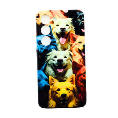 Hard Case For Galaxy S23 Cute Puppies Case Cover With Camera CutOut